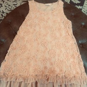 Pretty Angel pink dress with flowers